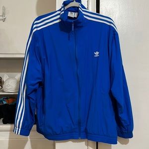 ADDIDAS ROYAL BLUE WIND BREAKER JACKET | XL